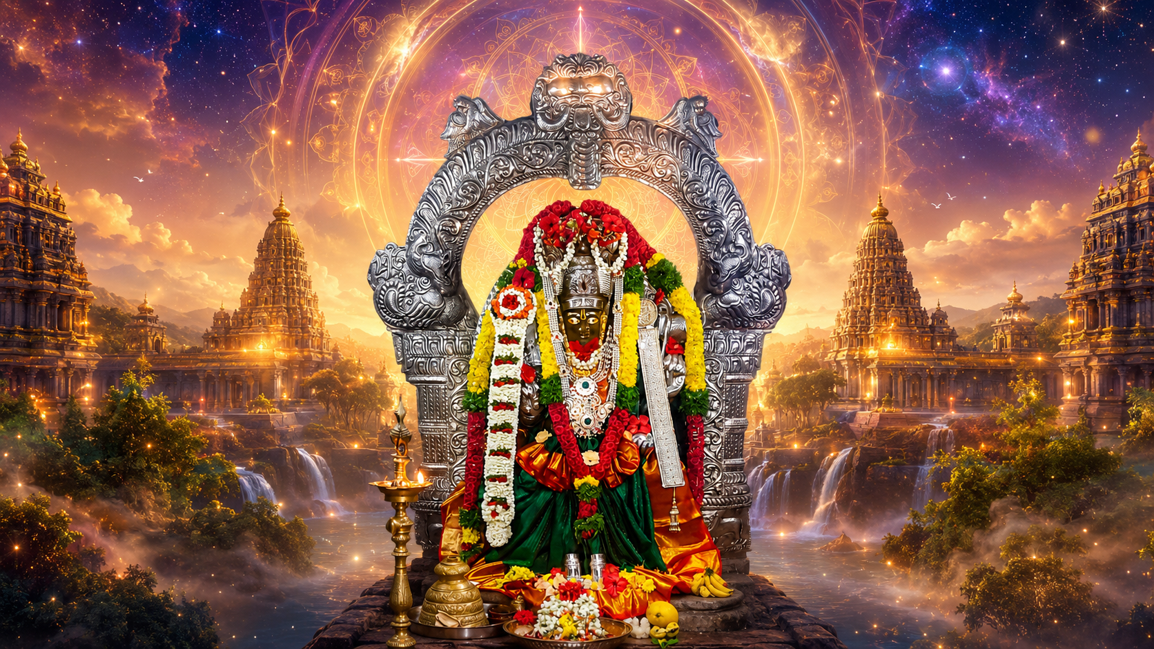 Sri Vijaya Amaleswari Devi Temple - Temple View